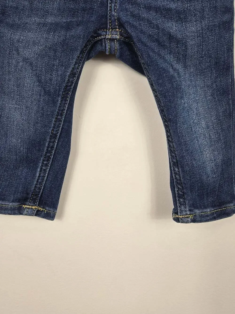 Baby GAP Skinny Jeans 12-18M Dark Wash Stretch Denim Toddler Y2K
